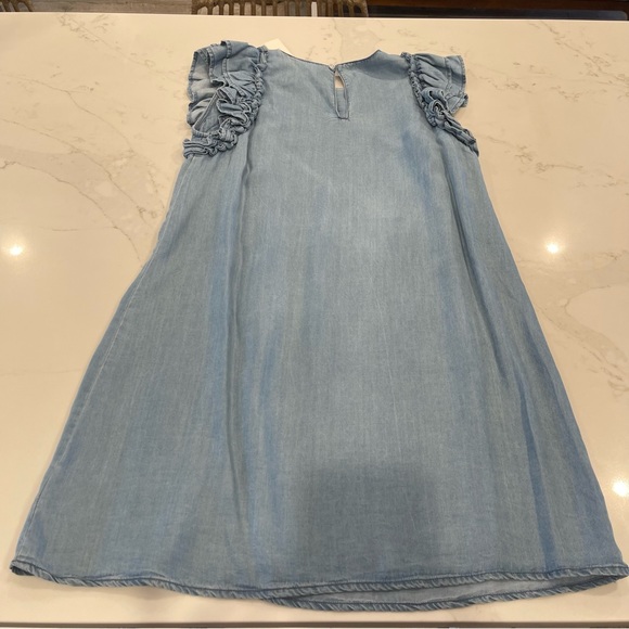 NWT Francesca’s Blue Rain denim/chambray knee knee length dress - Picture 10 of 13